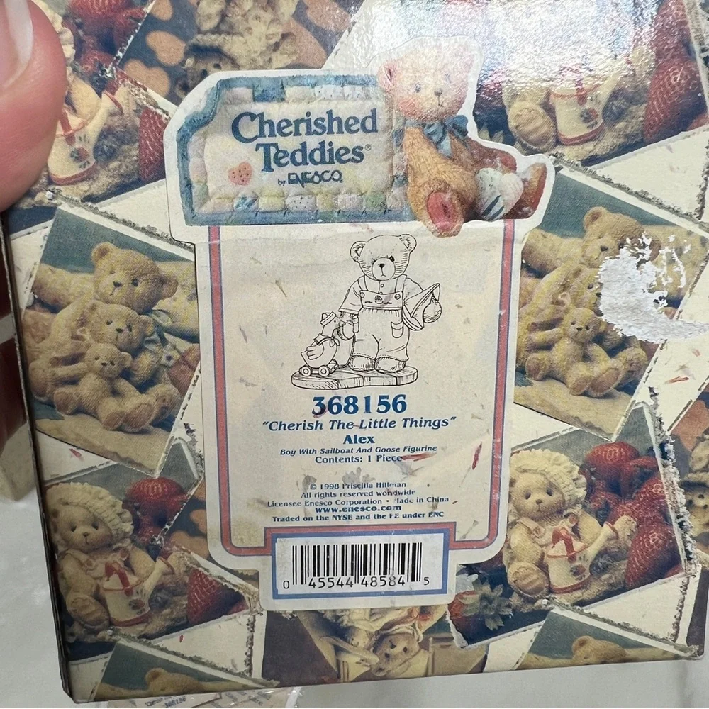 Enesco Cherished Teddies Alex 1998 